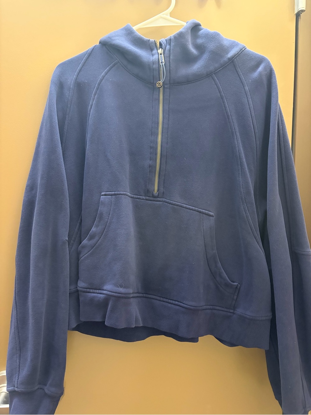 Lululemon Navy Half-Zip Hoodie Sweater
